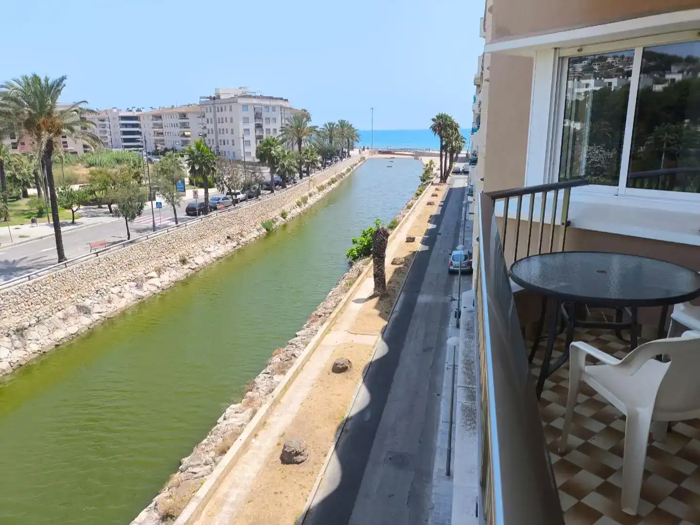Terrassa de Pis de lloguer en Calafell amb Parquet, Moblat i Balcó