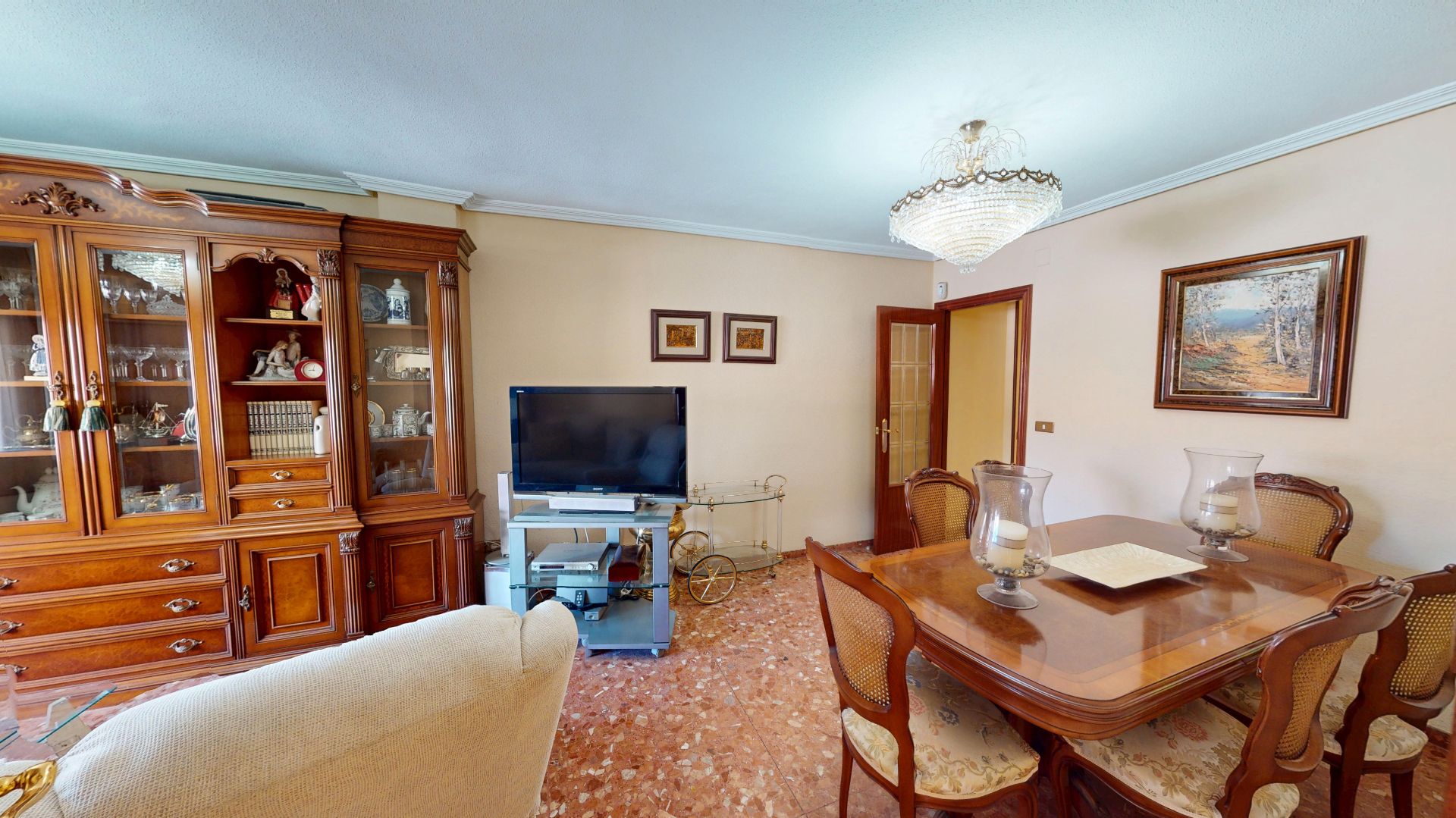 Sala d'estar de Pis en venda en Alicante / Alacant amb Aire condicionat, Calefacció i Terrassa