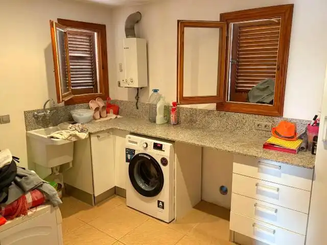Cuina de Casa o xalet en venda en Ciutadella de Menorca amb Jardí privat i Terrassa