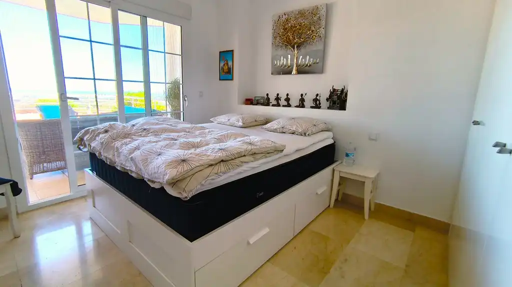 Schlafzimmer von Wohnungen zum Verkauf in Dénia mit Klimaanlage, Heizung und Privatgarten