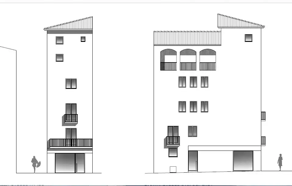 Vista exterior de Casa o chalet en venta en Olot con Trastero y Balcón