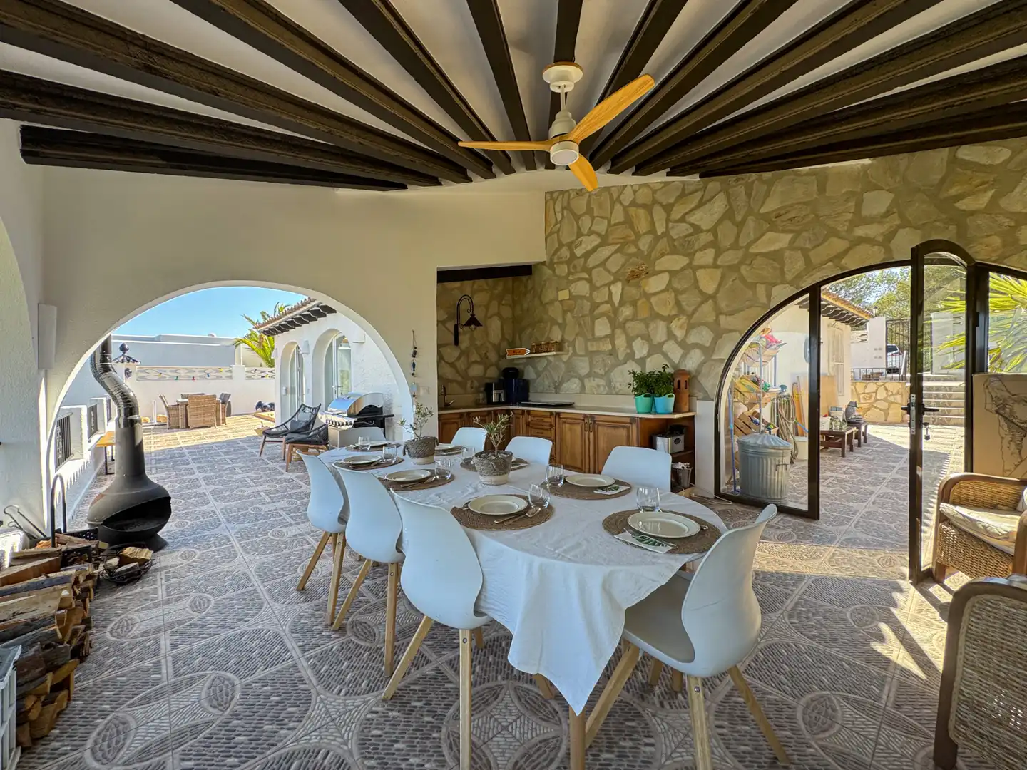 Terraza de Casa o chalet en venta en La Nucia con Aire acondicionado, Calefacción y Jardín privado