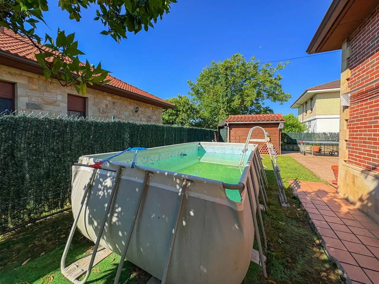 Piscina de Casa o xalet en venda en Bárcena de Cicero amb Calefacció, Jardí privat i Piscina