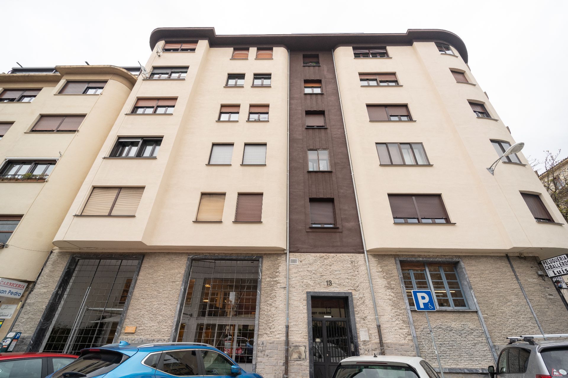 Exterior view of Flat for sale in  Pamplona / Iruña  with Heating, Terrace and Furnished