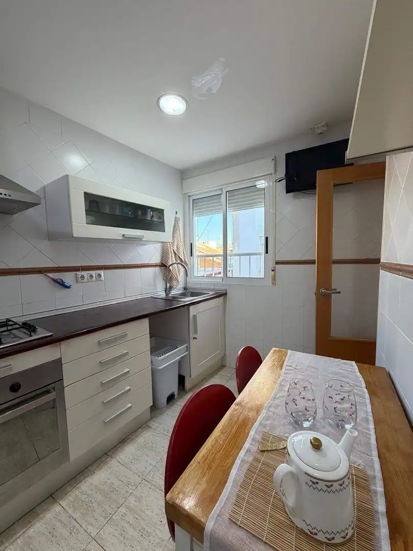 Küche von Wohnung zur Miete in Elche / Elx mit Klimaanlage, Terrasse und Möbliert