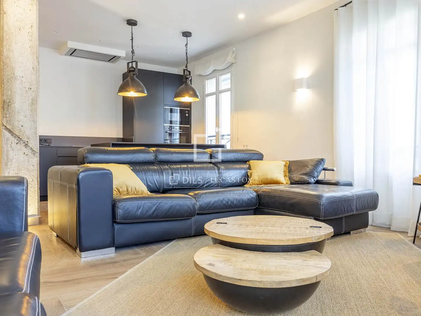 Sala de estar de Piso de alquiler en Valencia con Aire acondicionado, Calefacción y Parquet