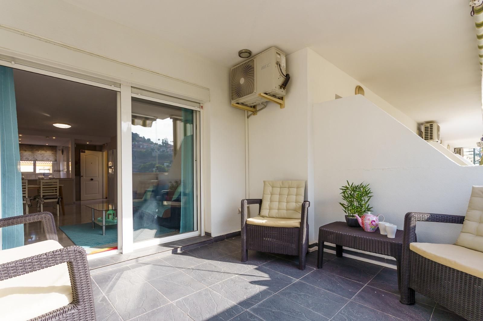 Terrassa de Apartament de lloguer en Benalmádena