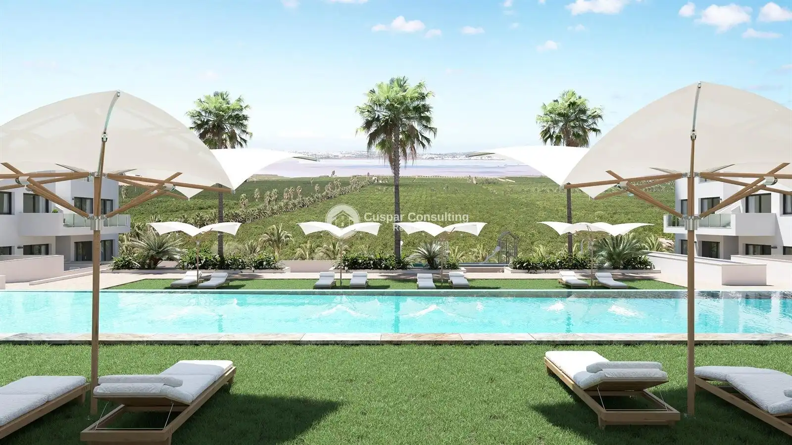 Piscina de Ático en venta en Torrevieja con Aire acondicionado, Calefacción y Terraza