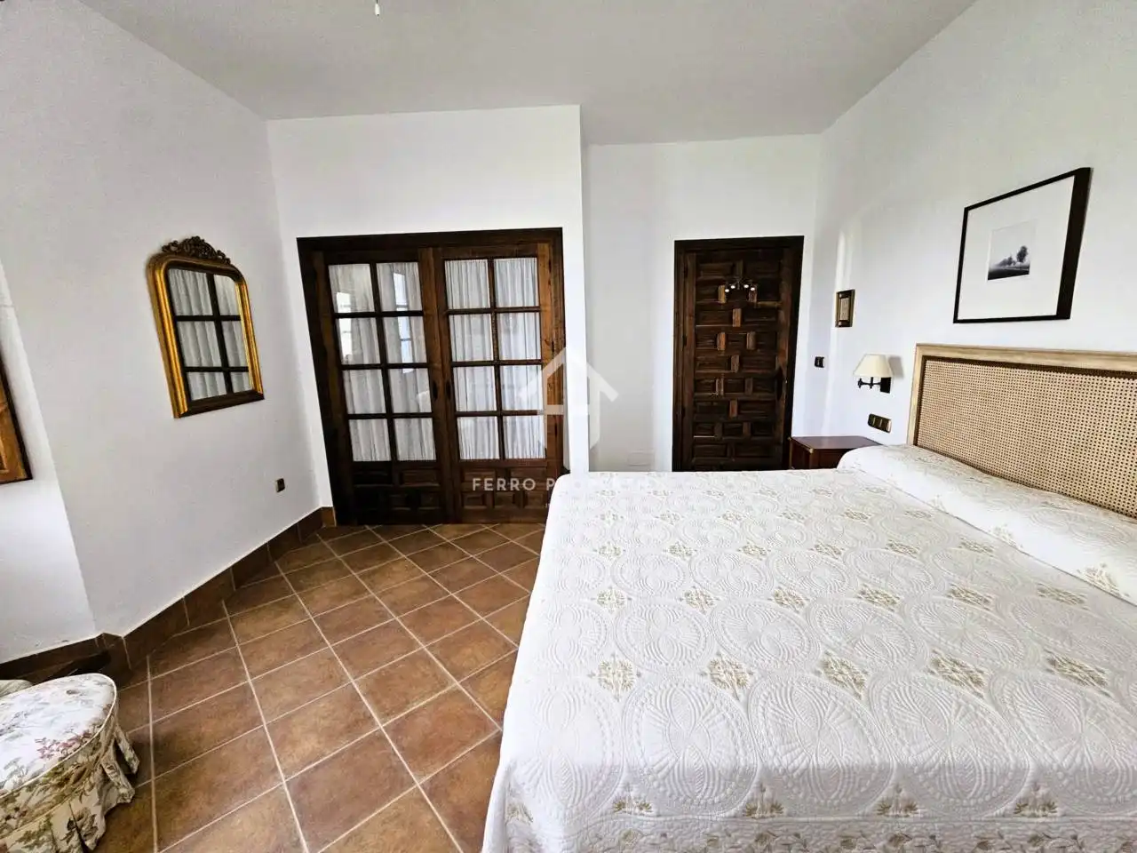 Bedroom of Houses for sale in Villanueva de Tapia  with Air Conditioner, Heating and Private garden