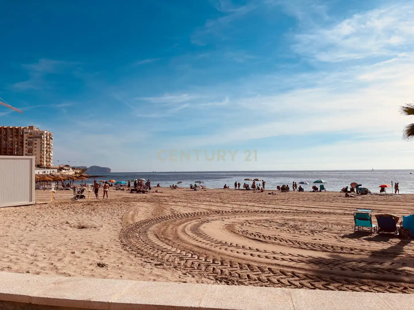 Vista exterior de Apartamento de alquiler en Calpe / Calp con Aire acondicionado, Lavadora y Microondas