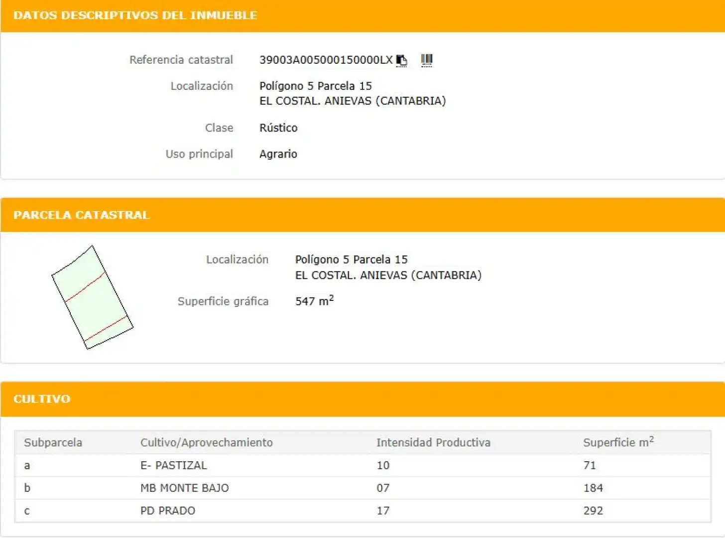 Jardín de Casa adosada en venta en Anievas