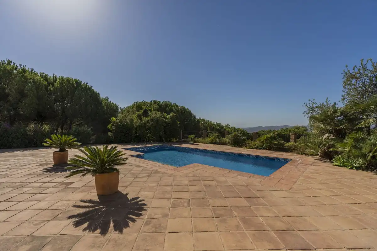 Piscina de Casa o chalet en venta en Mijas con Aire acondicionado, Calefacción y Jardín privado