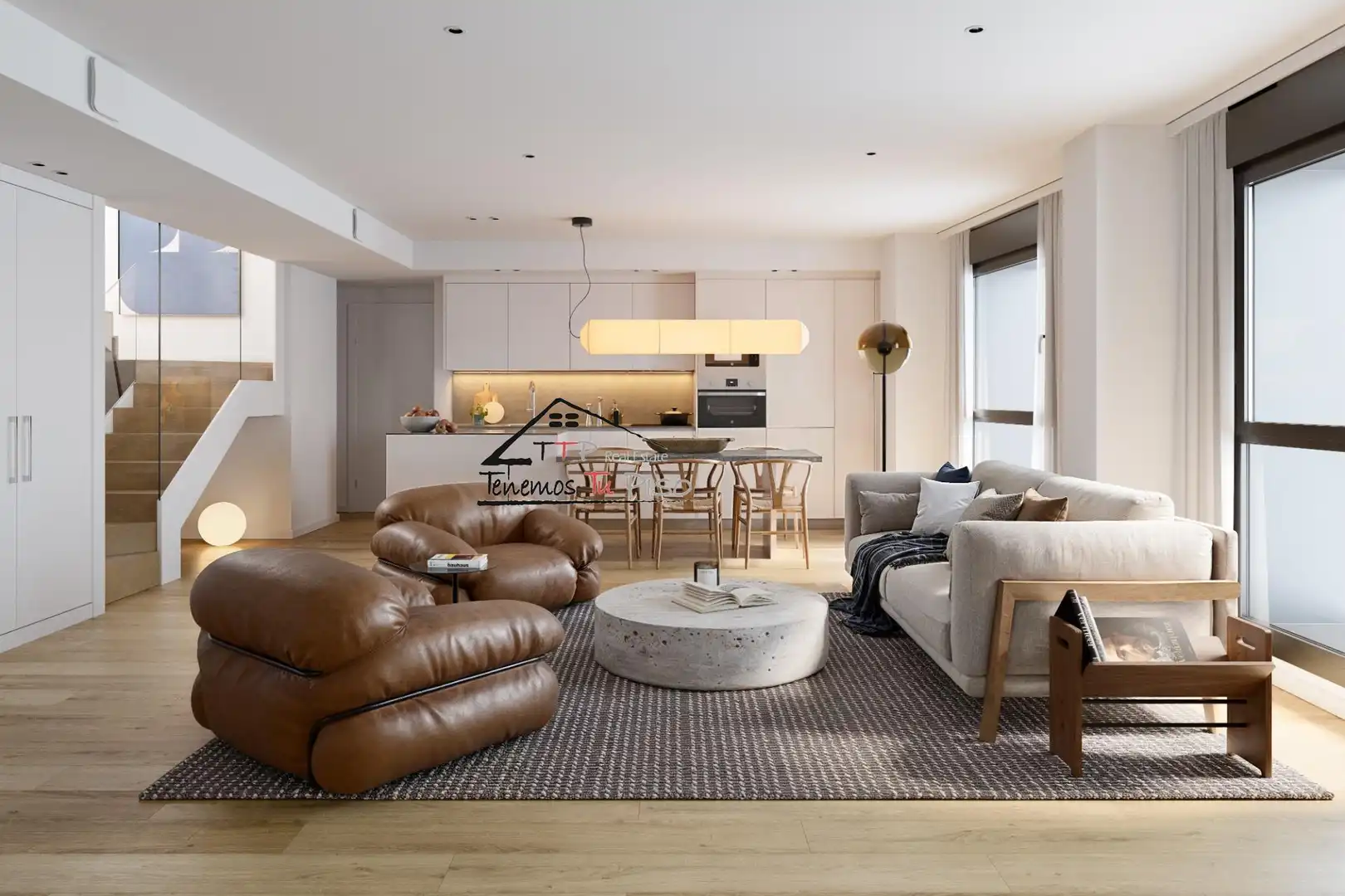 Sala de estar de Ático en venta en Zaragoza con Aire acondicionado, Calefacción y Terraza