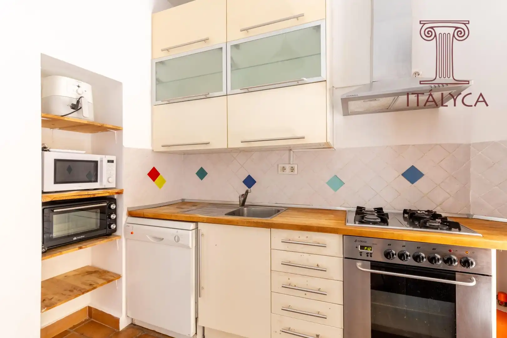 Kitchen of Attic for sale in Sevilla  with Air Conditioner, Heating and Terrace