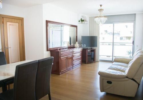 Living room of Flat for sale in Badalona  with Air Conditioner, Heating and Parquet flooring