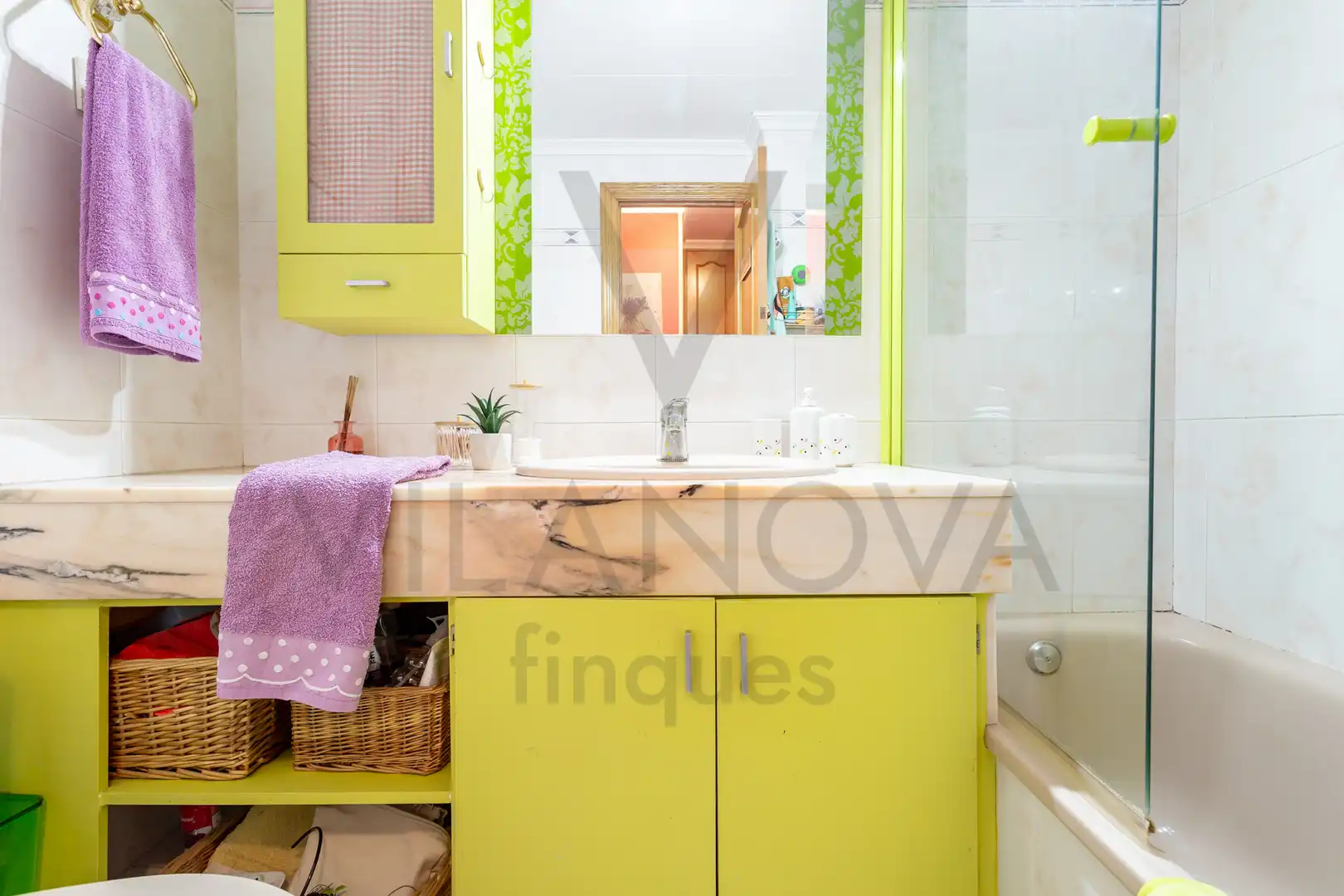 Badezimmer von Einfamilien-Reihenhaus zum Verkauf in Reus mit Heizung, Privatgarten und Terrasse