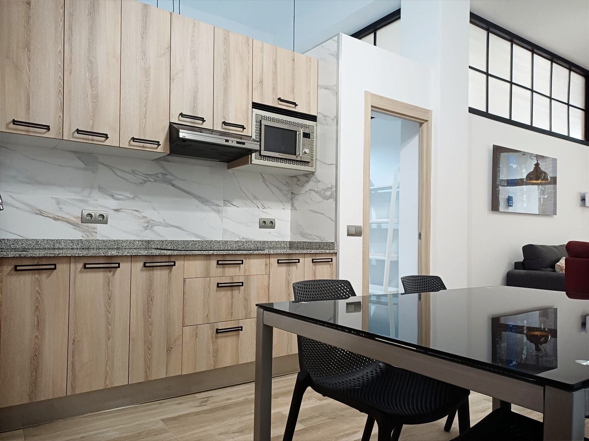 Kitchen of Planta baja for sale in Santander  with Heating and Furnished