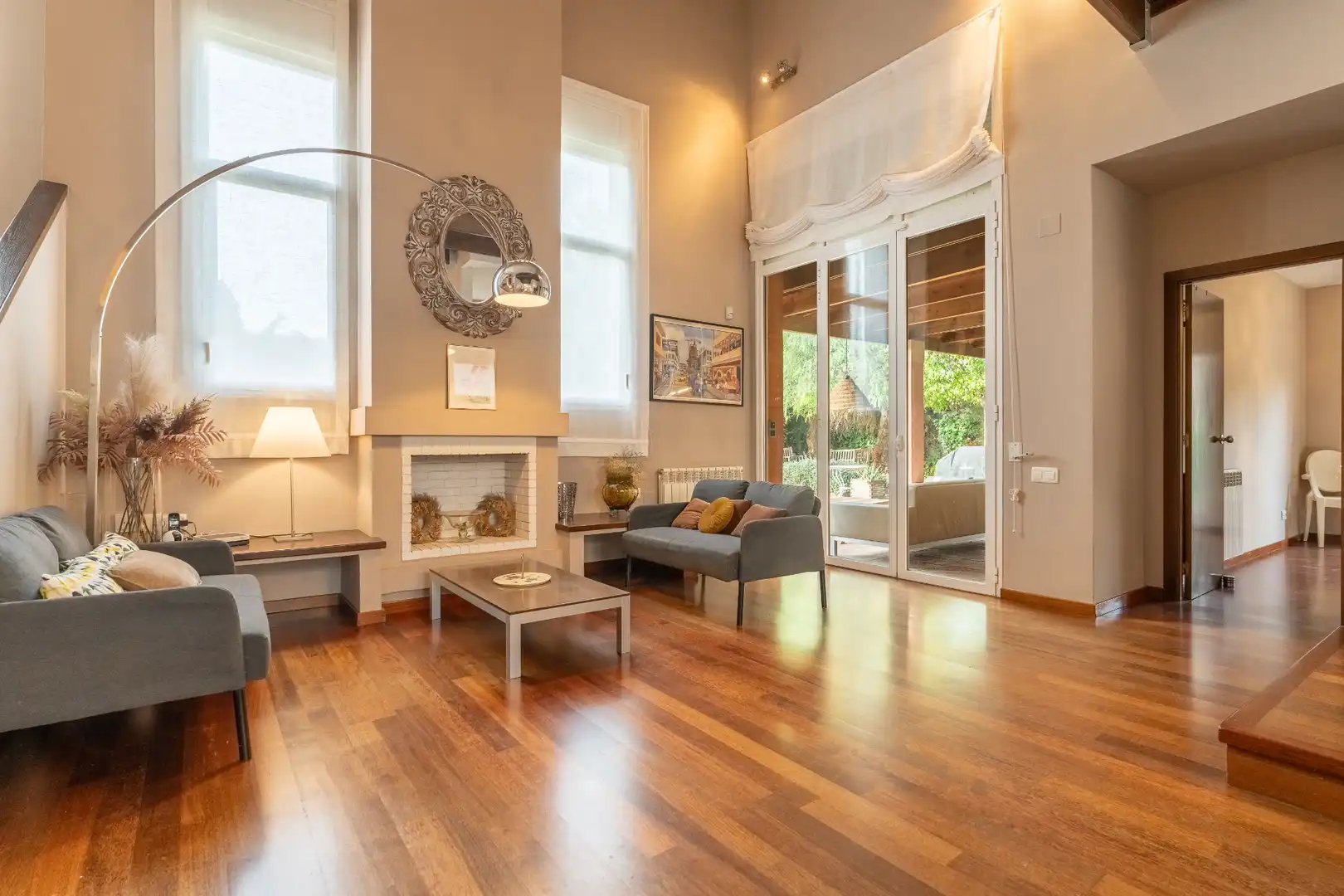 Wohnzimmer von Haus oder Chalet zum Verkauf in Reus mit Privatgarten, Parkett und Schwimmbad