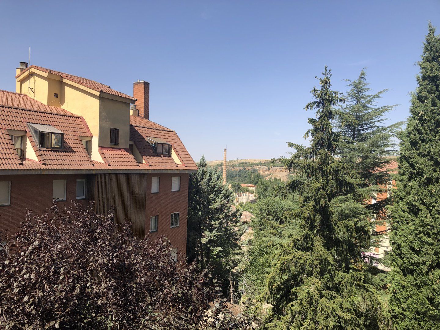 Vista exterior de Pis en venda en Segovia Capital amb Calefacció i Terrassa