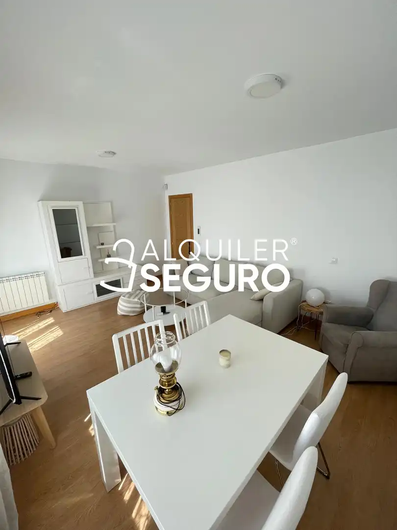 Sala de estar de Piso de alquiler en Madrid con Aire acondicionado, Calefacción y Terraza