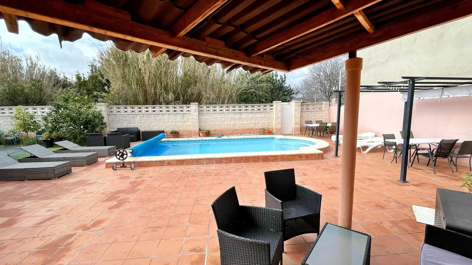 Terrasse von Haus oder Chalet zum Verkauf in Gandia mit Klimaanlage, Heizung und Privatgarten