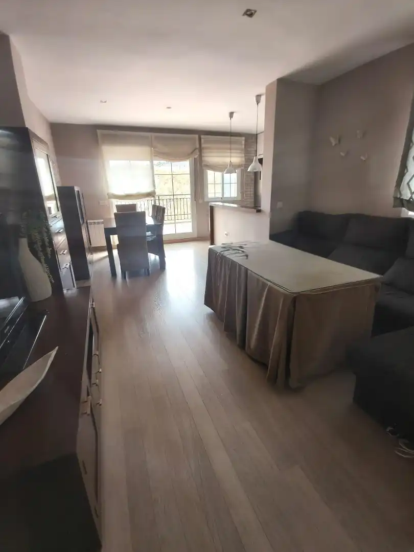 Living room of Flat for rent in Cájar  with Air Conditioner, Terrace and Furnished