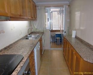 Kitchen of Flat to rent in  Valencia Capital  with Air Conditioner and Balcony