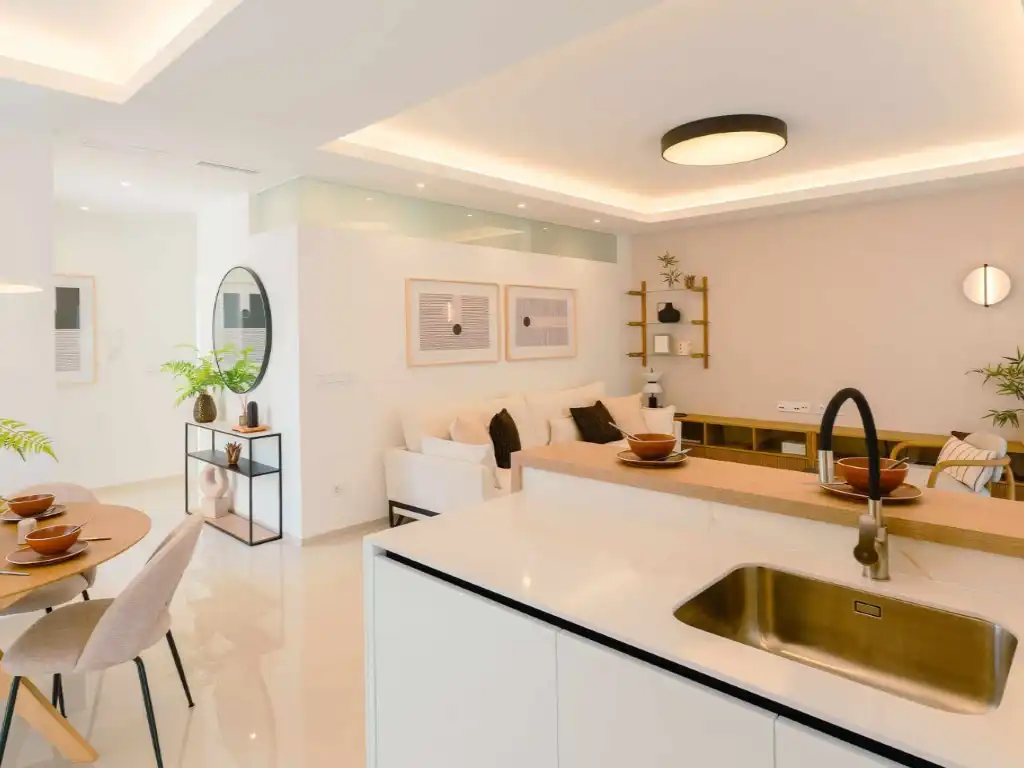 Living room of Apartments for sale in Rojales  with Air Conditioner, Private garden and Community pool