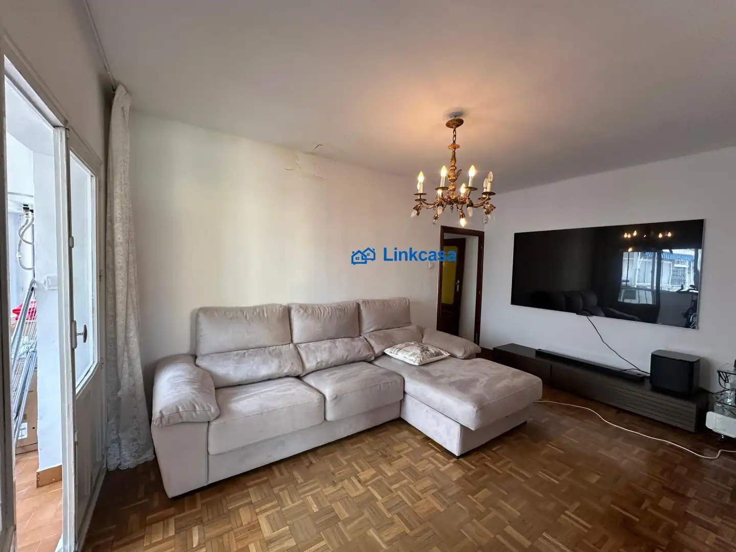 Sala de estar de Piso de alquiler en Madrid con Calefacción y Terraza