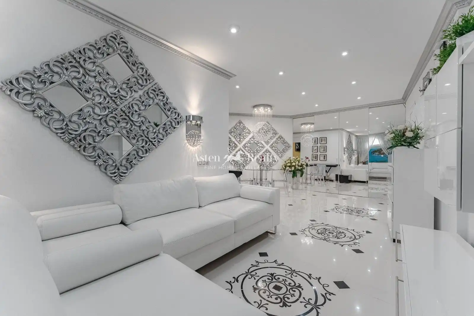Sala de estar de Casa o chalet en venta en Adeje con Aire acondicionado, Terraza y Trastero