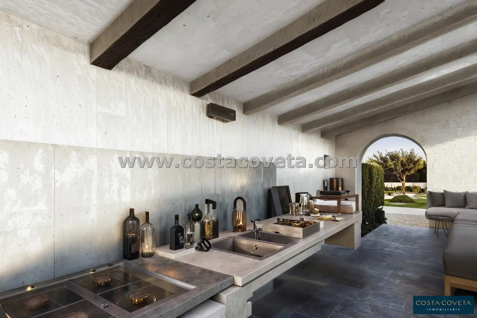 Terrasse von Haus oder Chalet zum Verkauf in El Campello mit Klimaanlage, Privatgarten und Terrasse