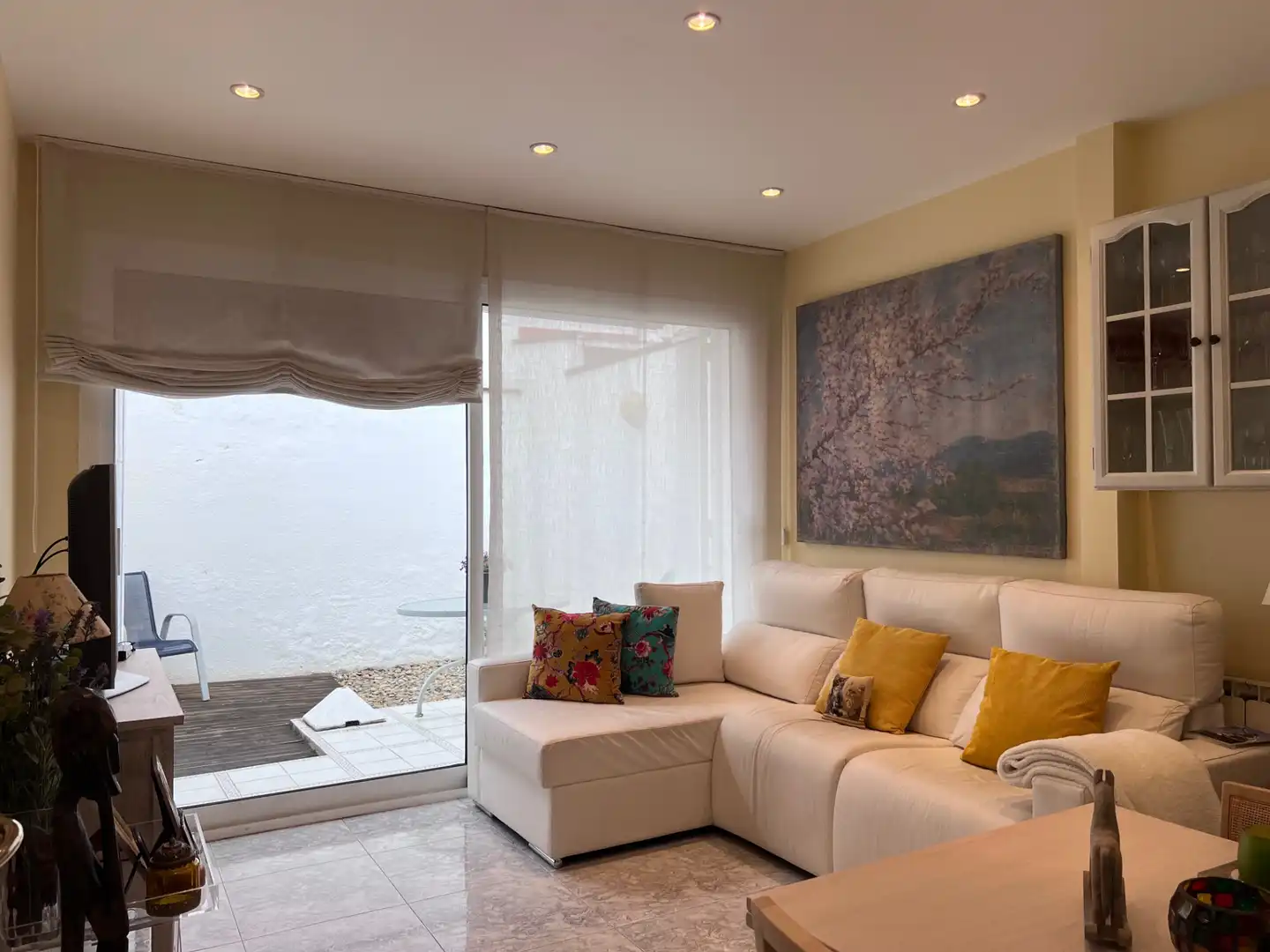 Sala de estar de Casa o chalet en venta en Badalona con Aire acondicionado, Calefacción y Terraza