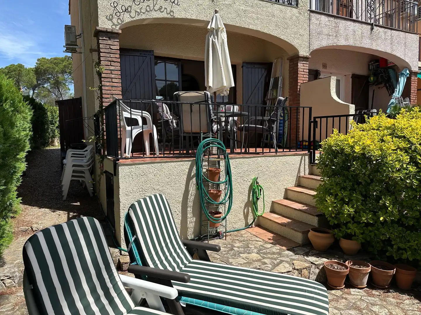 Terraza de Casa adosada en venta en L'Estartit con Jardín privado y Amueblado