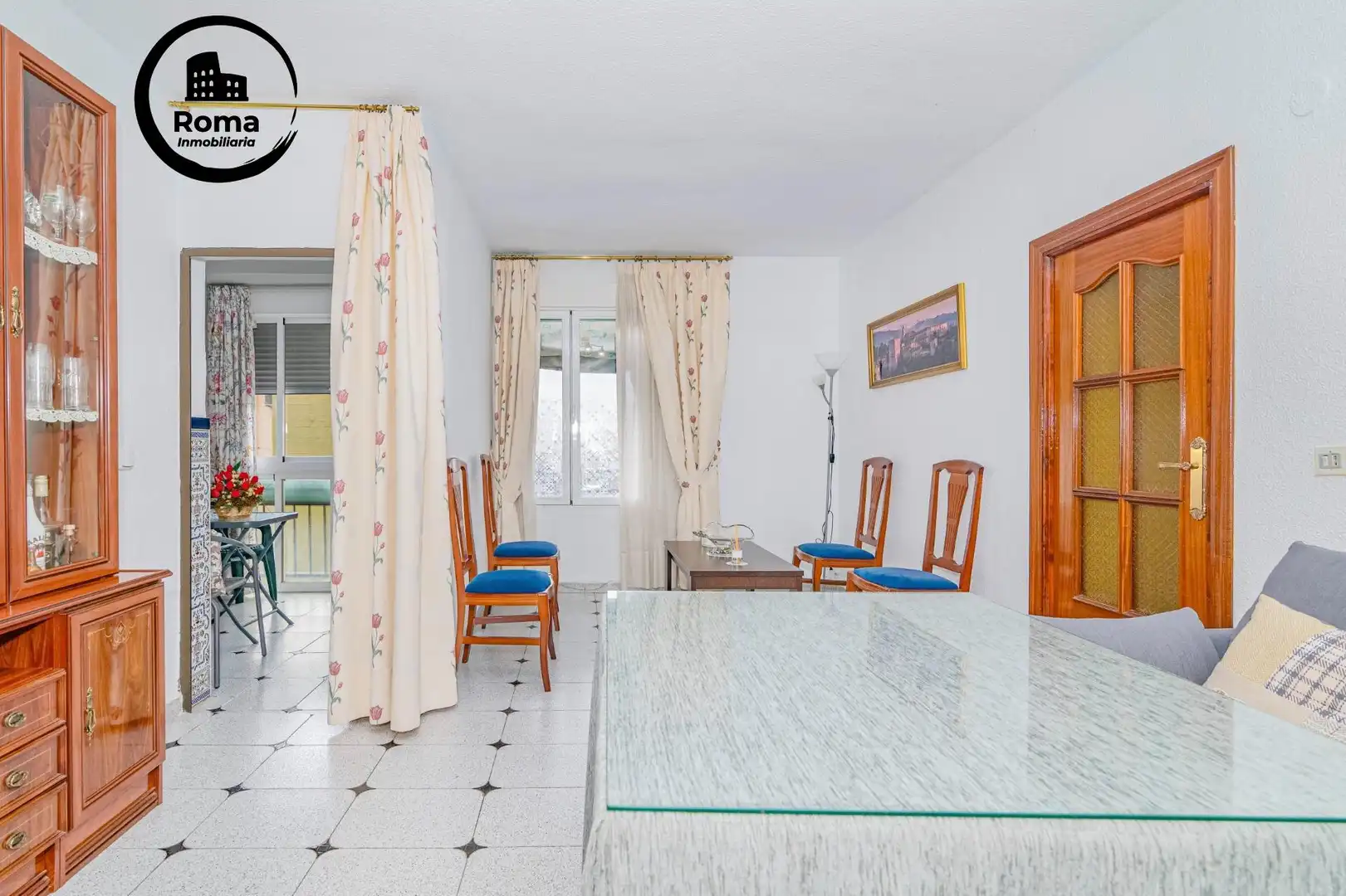 Dining room of Flat for sale in Granada  with Air Conditioner, Terrace and Storage room