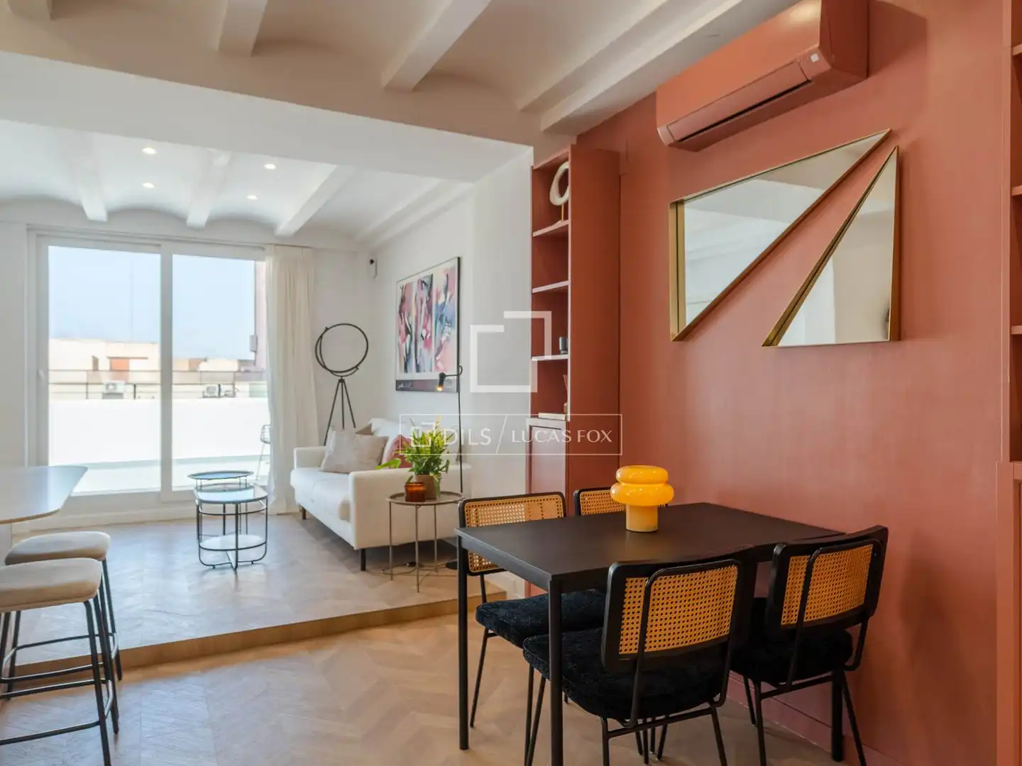 Sala d'estar de Pis de lloguer en Valencia amb Aire condicionat, Calefacció i Terrassa