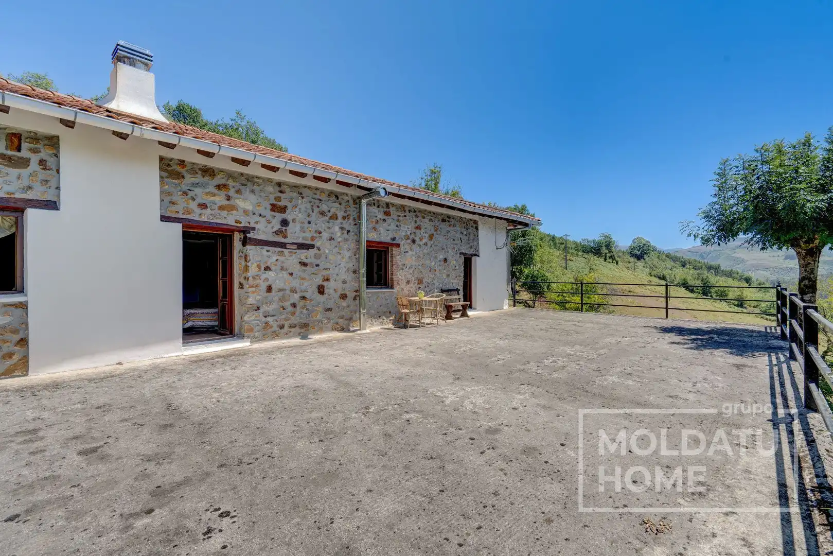 Vista exterior de Casa o chalet en venta en Mendaro con Calefacción, Jardín privado y Terraza