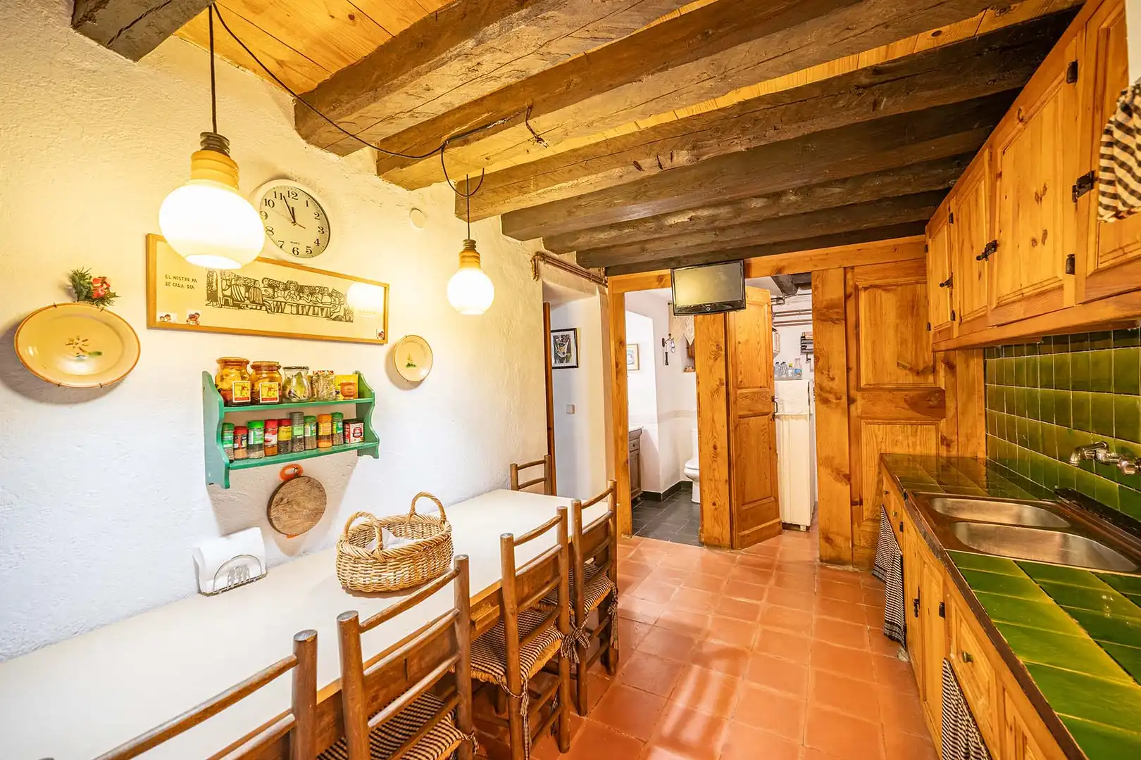 Kitchen of Detached homes for sale in Naut Aran  with Heating, Parquet flooring and Furnished