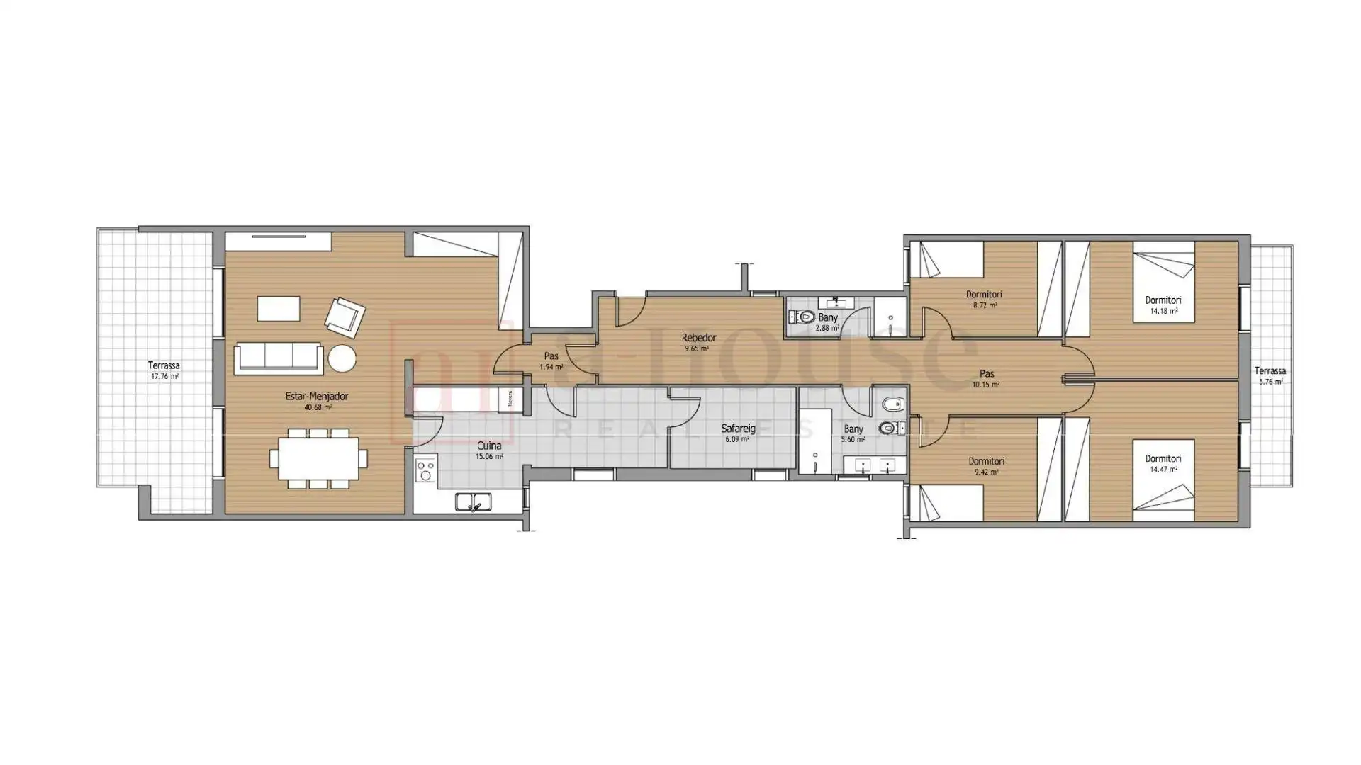 Appartement avec terrasse à vendre à Gran Via de les Corts Catalanes, imagen 53
