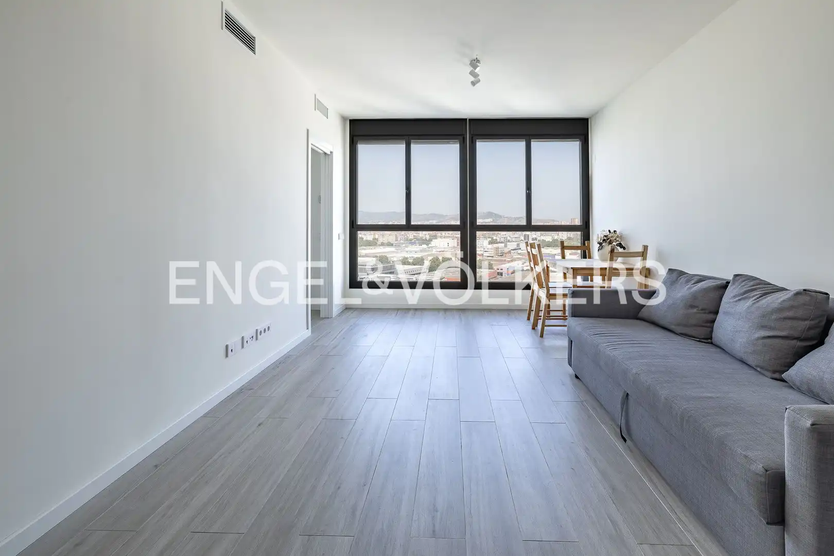 Sala d'estar de Àtic en venda en Badalona amb Aire condicionat, Calefacció i Parquet