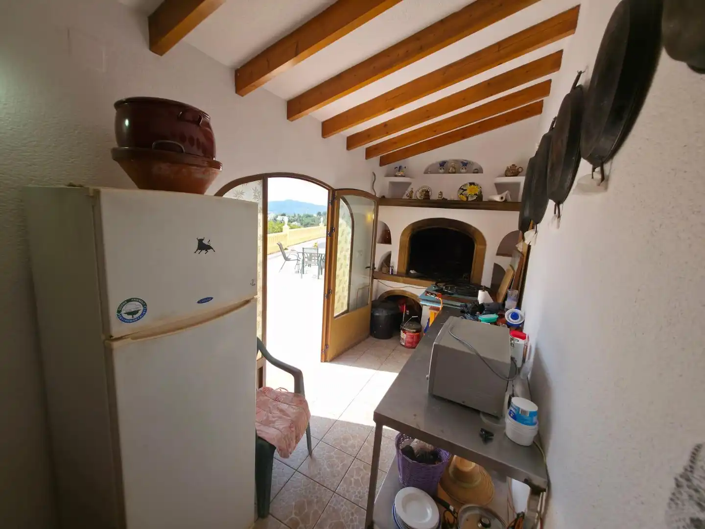 Cuina de Casa o xalet en venda en Jávea / Xàbia amb Aire condicionat, Calefacció i Jardí privat