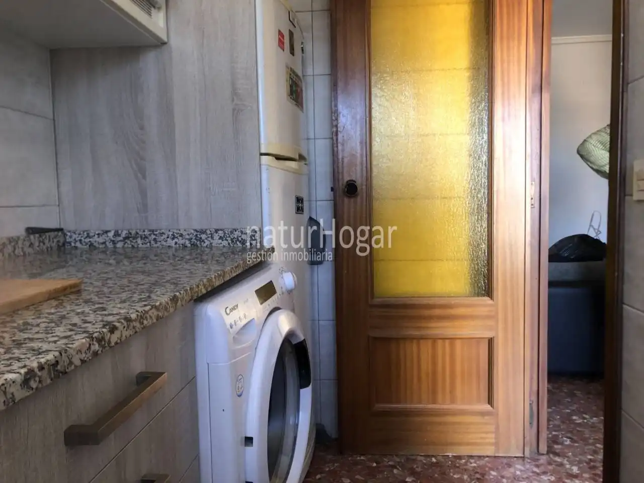 Kitchen of Flat for rent in Valencia  with Air Conditioner, Furnished and Balcony