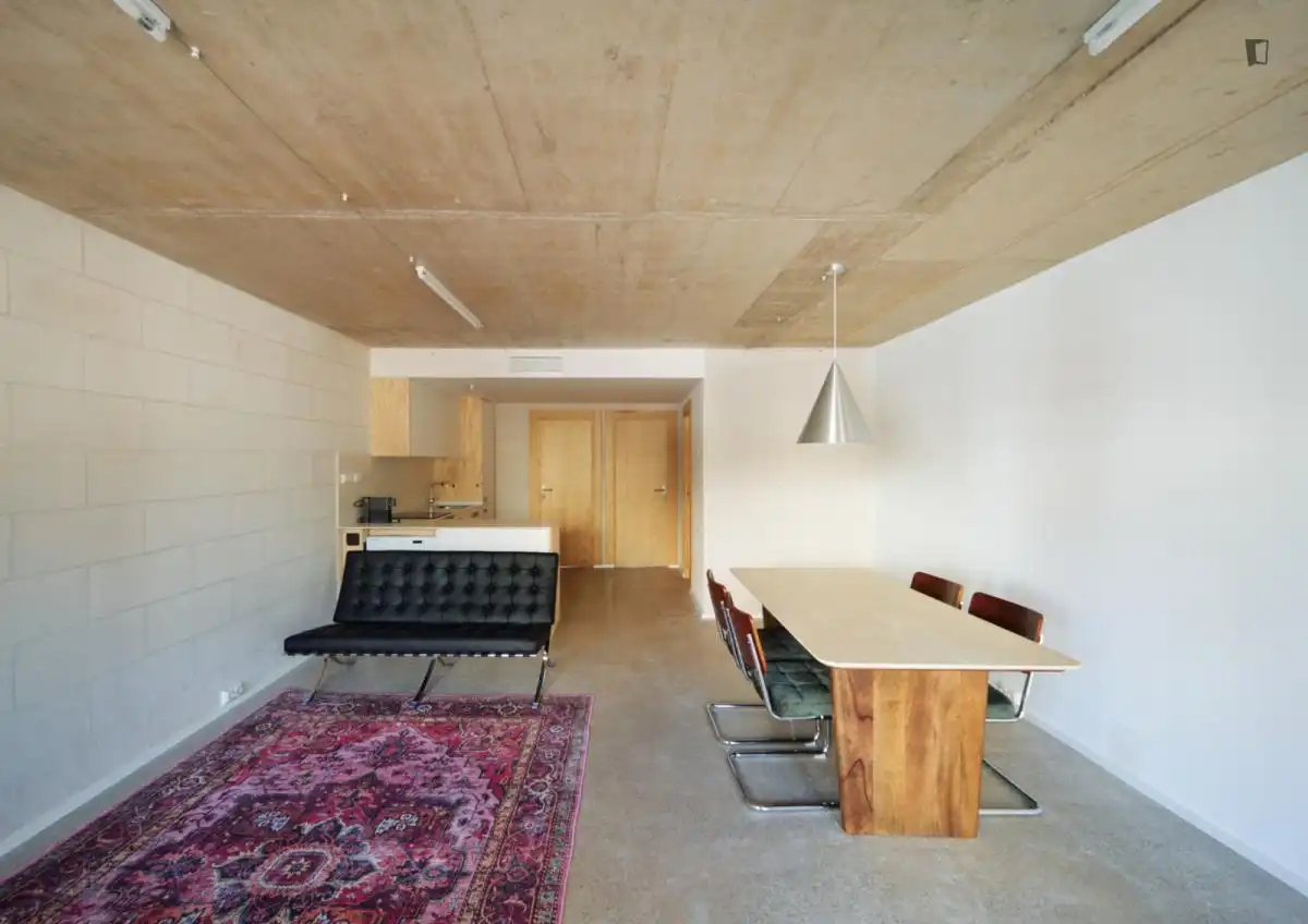 Living room of Apartments for rent in Barcelona  with Air Conditioner, Heating and Furnished