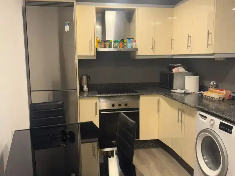 Kitchen of Flat for sale in Padrón  with Furnished
