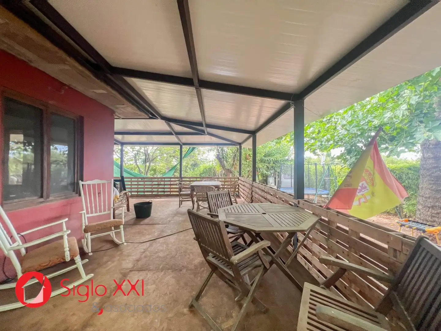 Terrassa de Casa o xalet en venda en Les Alqueries / Alquerías del Niño Perdido amb Calefacció