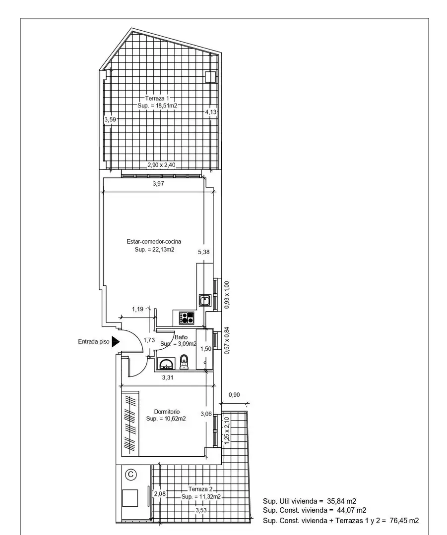 Apartments for sale in Oropesa del Mar / Orpesa  with Air Conditioner, Private garden and Terrace