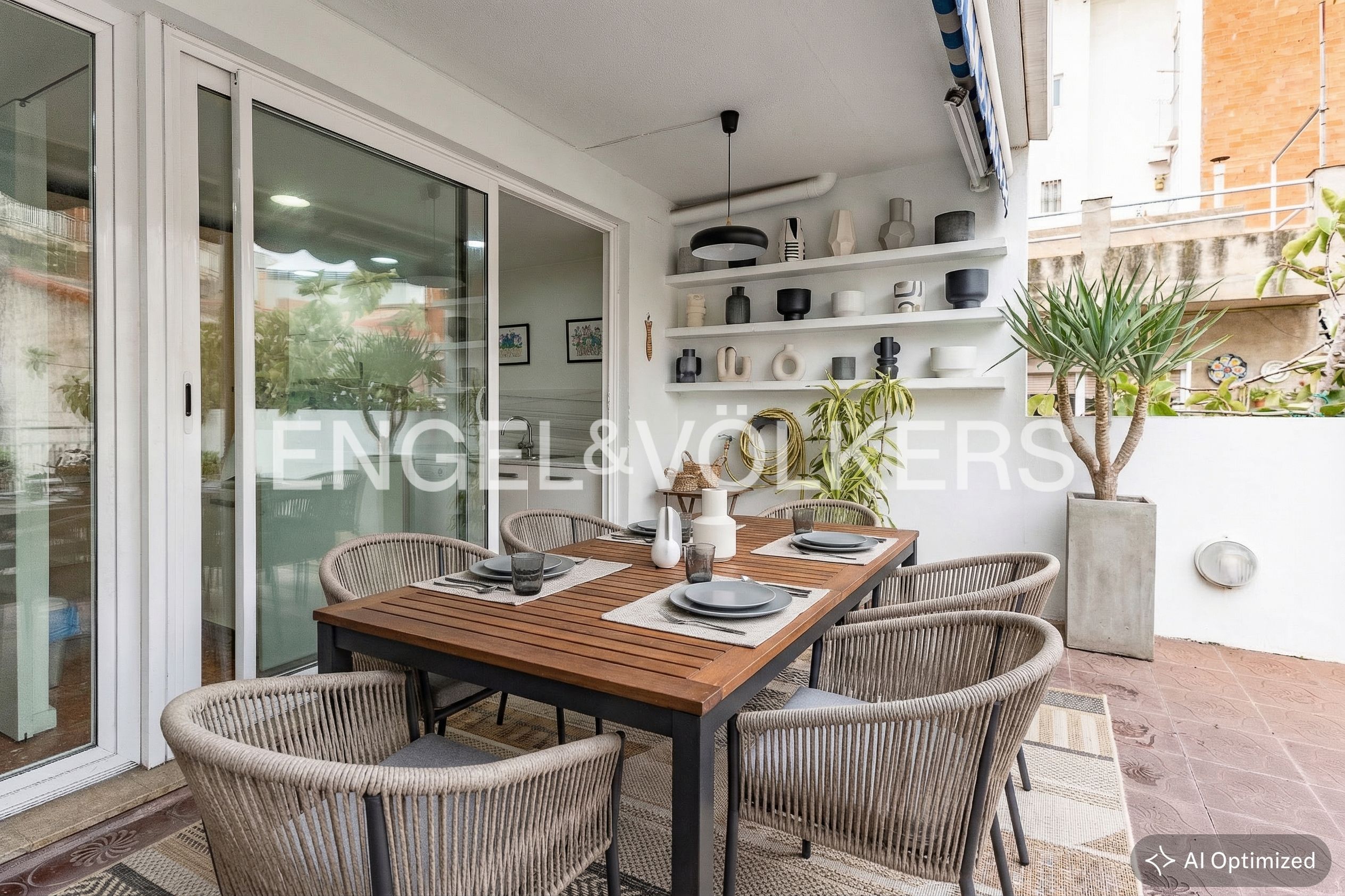 Terraza de Casa o chalet en venta en Sant Joan Despí con Aire acondicionado, Calefacción y Jardín privado