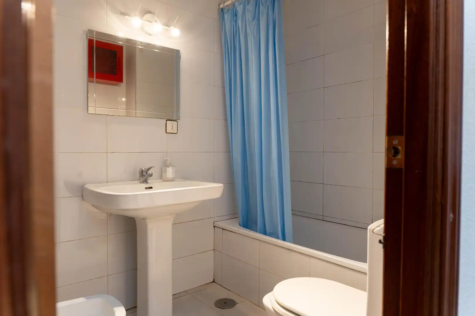 Badezimmer von Wohnung zum Verkauf in Sevilla mit Klimaanlage, Heizung und Privatgarten