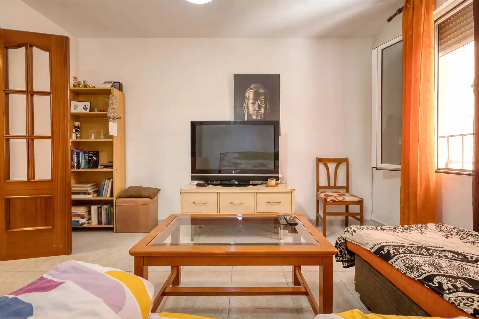 Living room of Flat for sale in Jijona / Xixona  with Storage room, Furnished and Oven