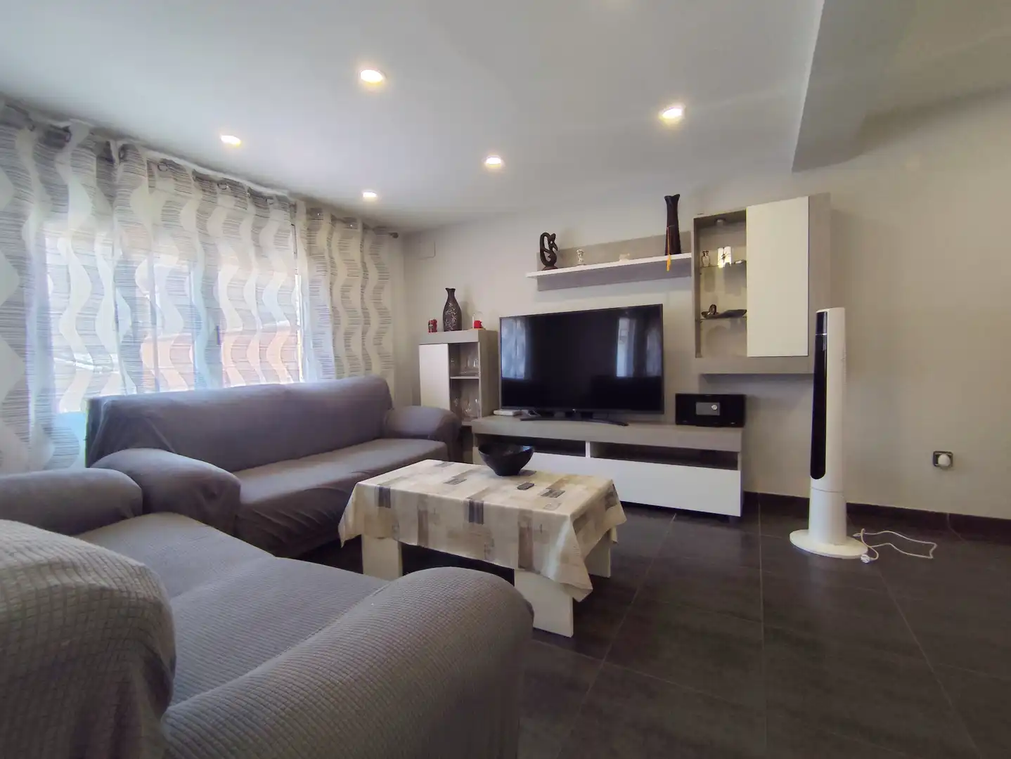 Sala de estar de Piso en venta en Vilanova del Camí con Calefacción, Terraza y Trastero