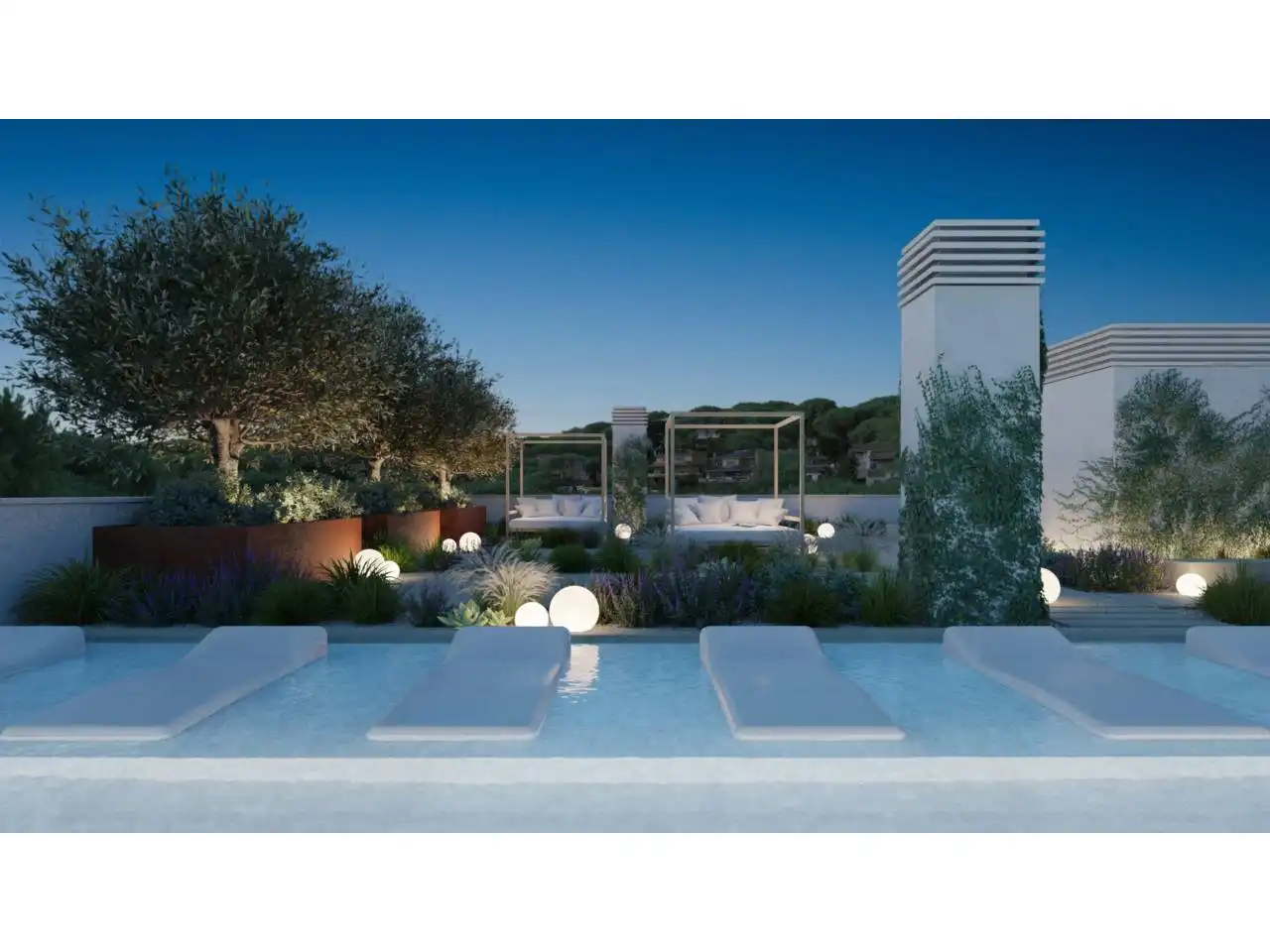 Terrace of Flat for sale in Sitges  with Air Conditioner, Heating and Private garden